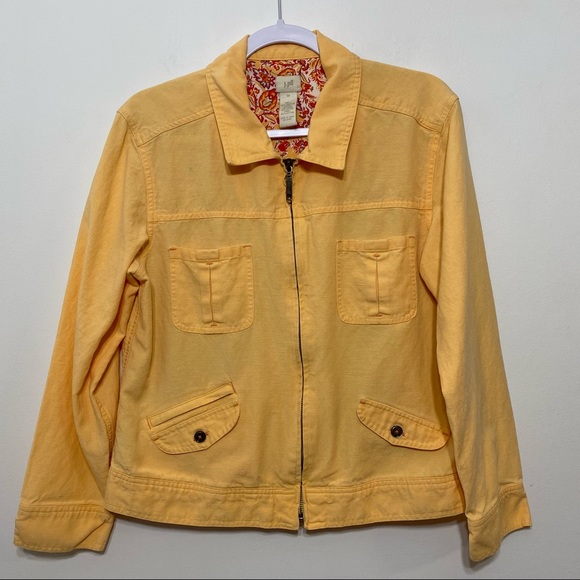 5/$25 🤩 J. Jill Full Zip Utility Jacket - Picture 2 of 8